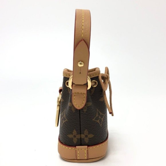 LOUIS VUITTON Monogram Bijoux Sac Micro Noe Key Holder charm - Picture 9 of 10